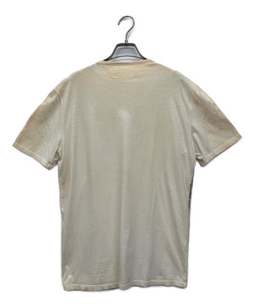 Maison Margiela（メゾンマルジェラ）Maison Margiela (メゾンマルジェラ) 半袖カットソー グレー×アイボリー サイズ:48の古着・服飾アイテム