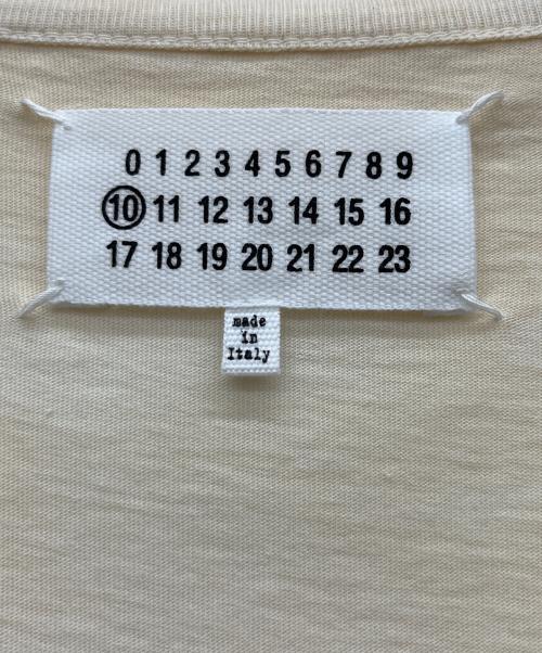 Maison Margiela（メゾンマルジェラ）Maison Margiela (メゾンマルジェラ) 半袖カットソー グレー×アイボリー サイズ:48の古着・服飾アイテム