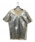Maison Margiela（メゾンマルジェラ）の古着「半袖カットソー」｜グレー×アイボリー