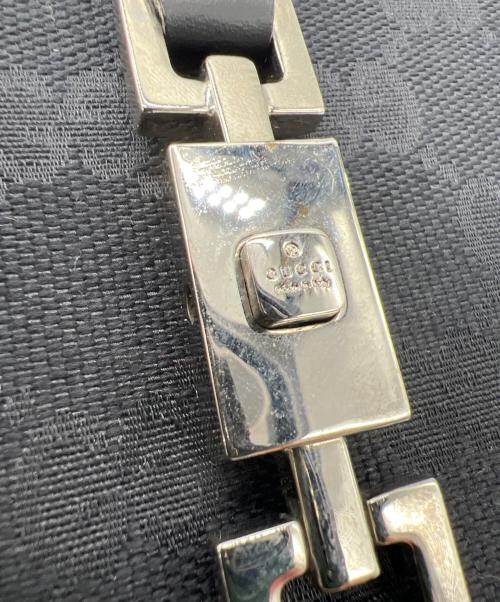 GUCCI（グッチ）GUCCI (グッチ) 2つ折り財布 GG ブラックの古着・服飾アイテム