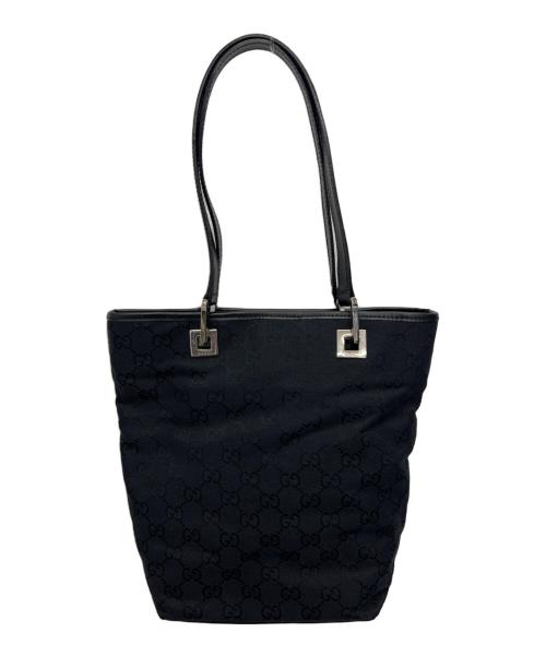 GUCCI（グッチ）GUCCI (グッチ) トートバッグ　GG ブラックの古着・服飾アイテム