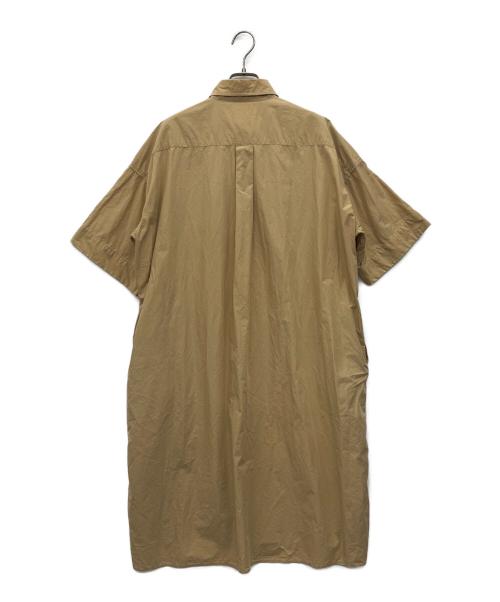 DANTON（ダントン）DANTON (ダントン) 半袖ワンピース ベージュ サイズ:36の古着・服飾アイテム