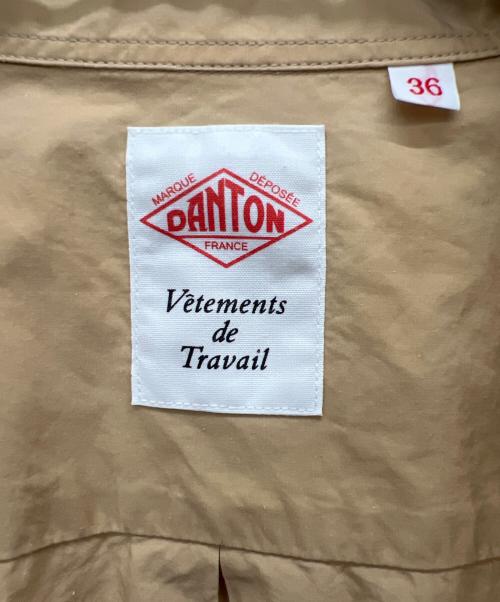DANTON（ダントン）DANTON (ダントン) 半袖ワンピース ベージュ サイズ:36の古着・服飾アイテム