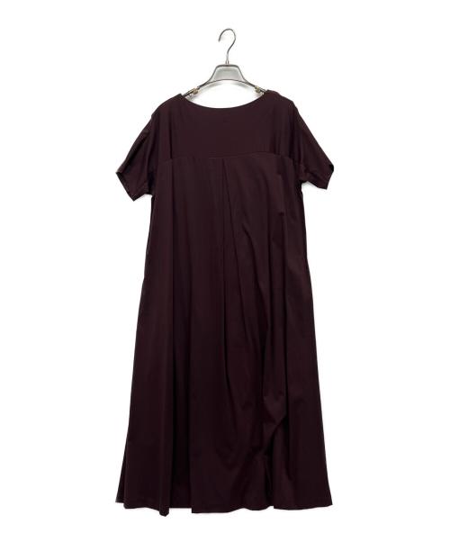 Sybilla（シビラ）Sybilla (シビラ) 半袖ワンピース ブラウン サイズ:SSの古着・服飾アイテム