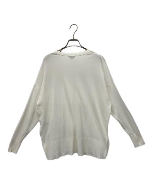 PLST（プラステ）PLST (プラステ) 薄手カーディガン ホワイト サイズ:Sの古着・服飾アイテム