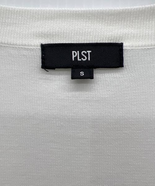 PLST（プラステ）PLST (プラステ) 薄手カーディガン ホワイト サイズ:Sの古着・服飾アイテム
