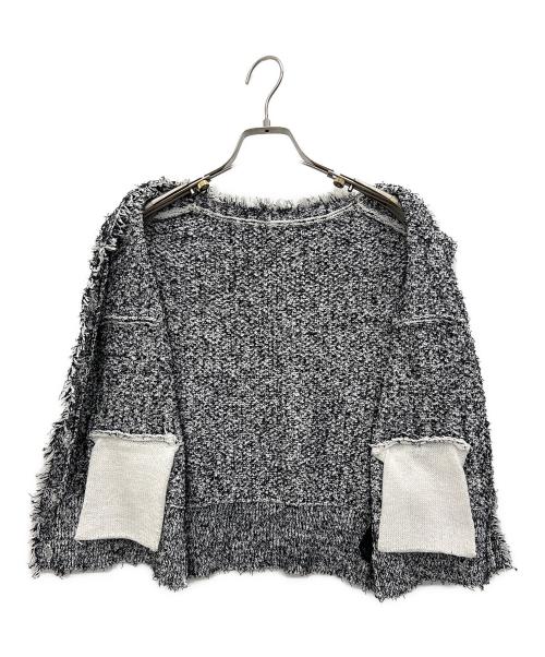 Spick and Span（スピック＆スパン）Spick and Span (スピック＆スパン) ツイードニットベスト グレー サイズ:Freeの古着・服飾アイテム