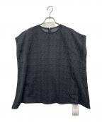 ROSSOロッソ）の古着「ノースリーブブラウス」｜ブラック
