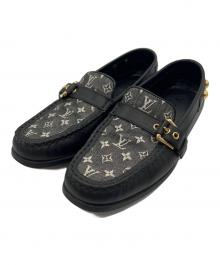 LOUIS VUITTON（ルイ ヴィトン）の古着「ドライビングシューズ」｜ブラック