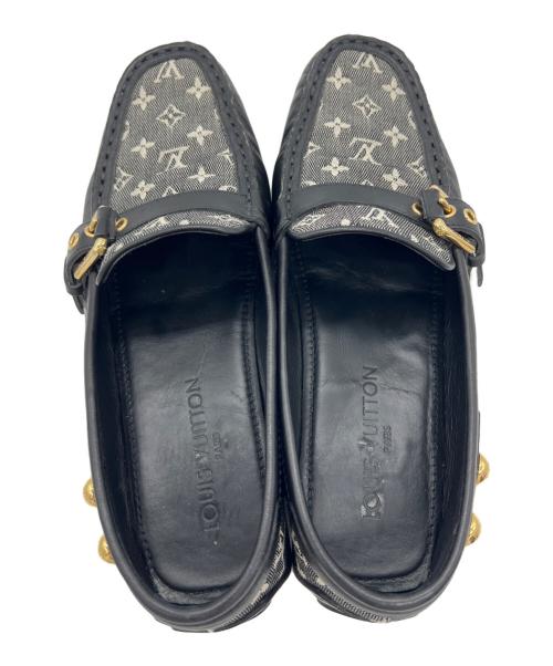 LOUIS VUITTON（ルイ ヴィトン）LOUIS VUITTON (ルイ ヴィトン) ドライビングシューズ ブラック サイズ:36 1/2の古着・服飾アイテム