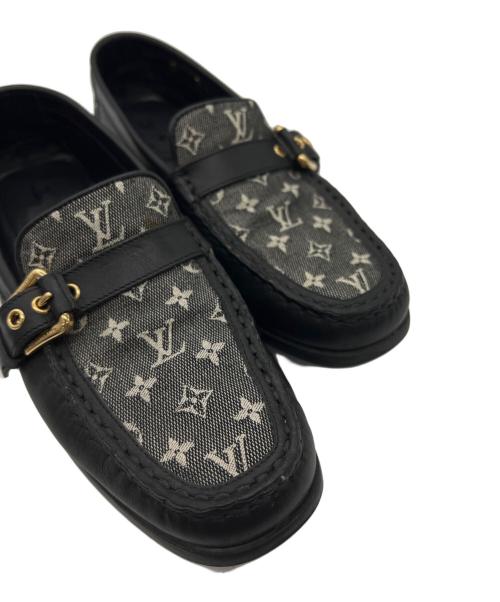 LOUIS VUITTON（ルイ ヴィトン）LOUIS VUITTON (ルイ ヴィトン) ドライビングシューズ ブラック サイズ:36 1/2の古着・服飾アイテム
