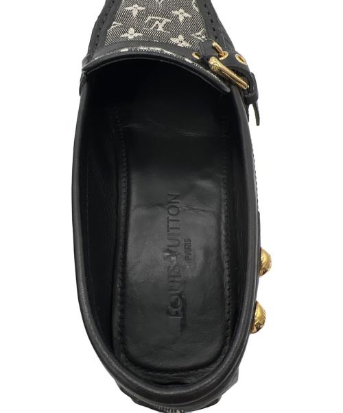 LOUIS VUITTON（ルイ ヴィトン）LOUIS VUITTON (ルイ ヴィトン) ドライビングシューズ ブラック サイズ:36 1/2の古着・服飾アイテム
