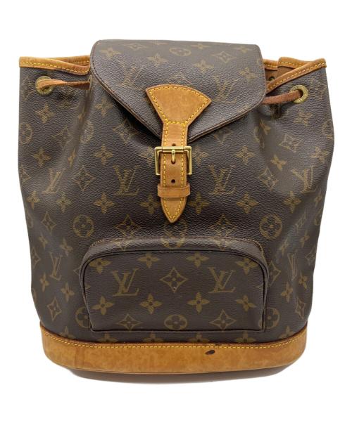 LOUIS VUITTON（ルイ ヴィトン）LOUIS VUITTON (ルイ ヴィトン) リュック　モンスリMM　モノグラム ブラウンの古着・服飾アイテム