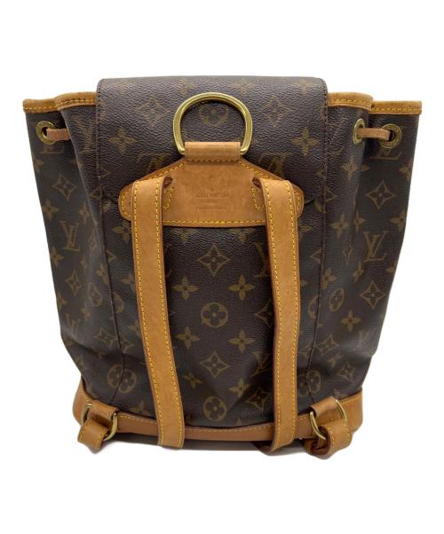 LOUIS VUITTON（ルイ ヴィトン）LOUIS VUITTON (ルイ ヴィトン) リュック　モンスリMM　モノグラム ブラウンの古着・服飾アイテム