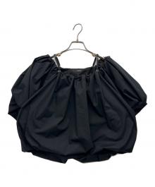 styling/（スタイリング）の古着「オフショルダーパフブラウス」｜ブラック