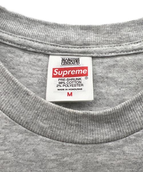SUPREME（シュプリーム）SUPREME (シュプリーム) MARITHE+FRANCOIS GIRBAUD (マリテフランソワジルボー) 半袖カットソー グレー サイズ:Mの古着・服飾アイテム