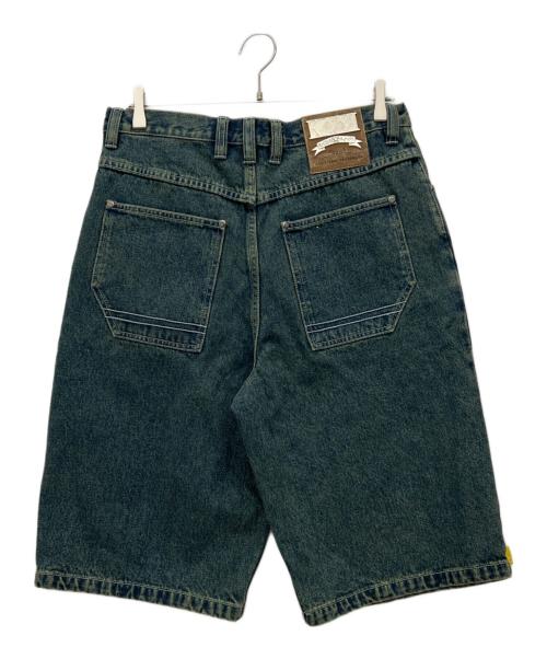 KARL KANI（カールカナイ）KARL KANI (カールカナイ) デニムハーフパンツ ネイビー サイズ:W32×L13の古着・服飾アイテム