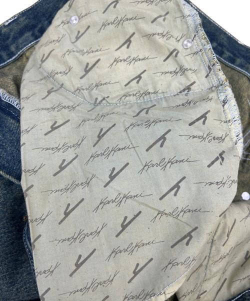 KARL KANI（カールカナイ）KARL KANI (カールカナイ) デニムハーフパンツ ネイビー サイズ:W32×L13の古着・服飾アイテム