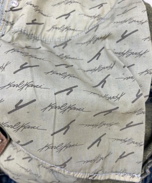KARL KANI（カールカナイ）KARL KANI (カールカナイ) デニムハーフパンツ ネイビー サイズ:W32×L13の古着・服飾アイテム