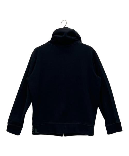 DIESEL（ディーゼル）DIESEL (ディーゼル) ジップパーカー ブラック サイズ:XLの古着・服飾アイテム