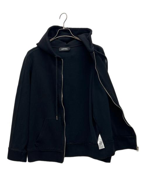 DIESEL（ディーゼル）DIESEL (ディーゼル) ジップパーカー ブラック サイズ:XLの古着・服飾アイテム