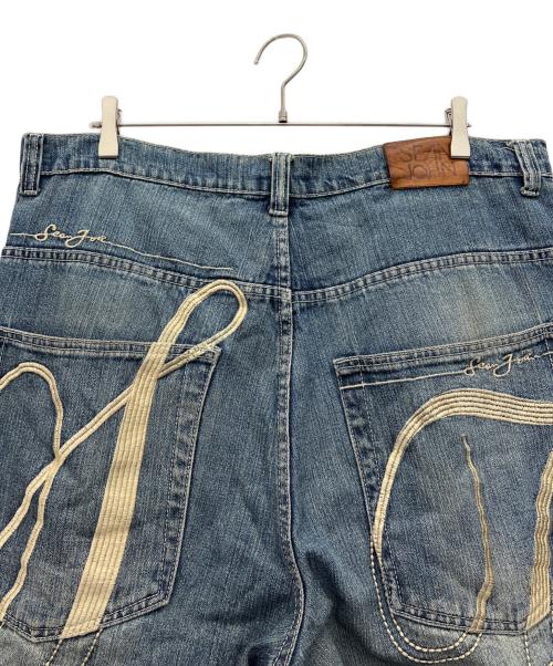 SEAN JOHN（ショーンジョン）SEAN JOHN (ショーンジョン) デニムハーフパンツ ブルー サイズ:38の古着・服飾アイテム