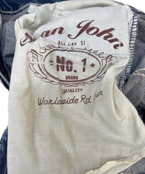 SEAN JOHN（ショーンジョン）SEAN JOHN (ショーンジョン) デニムハーフパンツ ブルー サイズ:38の古着・服飾アイテム