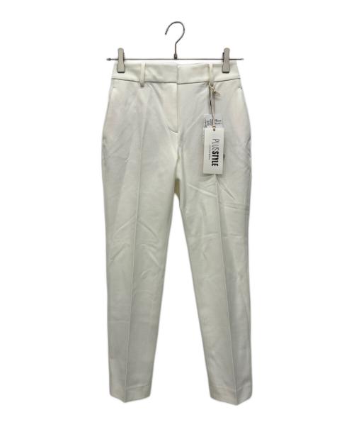 PLST（プラステ）PLST (プラステ) スティックパンツ ホワイト サイズ:XS 未使用品の古着・服飾アイテム