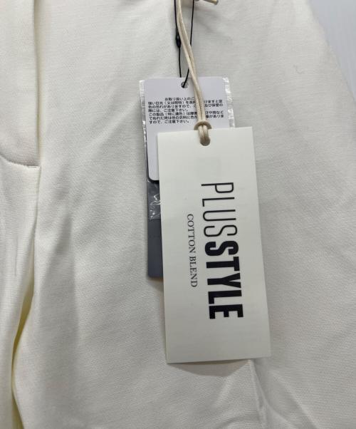 PLST（プラステ）PLST (プラステ) スティックパンツ ホワイト サイズ:XS 未使用品の古着・服飾アイテム