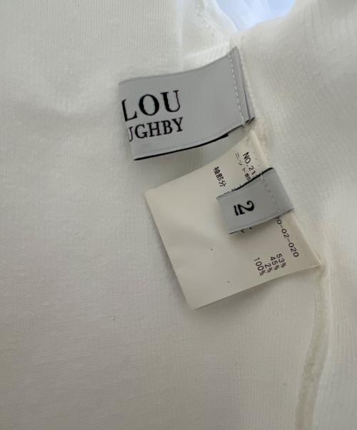 Loulou Willoughby（ルルウィルビー）Loulou Willoughby (ルルウィルビー) 薄手ニット ホワイト サイズ:2の古着・服飾アイテム