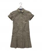 BURBERRY BLUE LABELバーバリー ブルー レーベル）の古着「半袖ワンピース」｜ベージュ