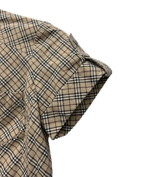 BURBERRY BLUE LABEL（バーバリー ブルー レーベル）BURBERRY BLUE LABEL (バーバリー ブルー レーベル) 半袖ワンピース ベージュ サイズ:36の古着・服飾アイテム