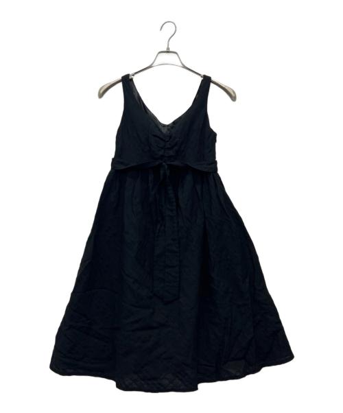 BURBERRY BLUE LABEL（バーバリー ブルー レーベル）BURBERRY BLUE LABEL (バーバリー ブルー レーベル) ノースリーブワンピース ブラック サイズ:38の古着・服飾アイテム