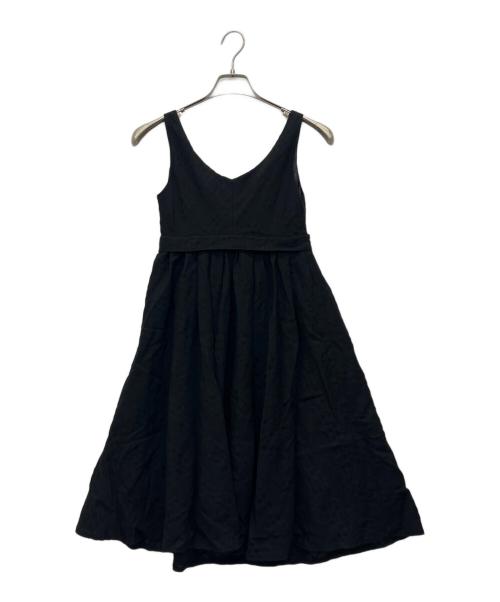 BURBERRY BLUE LABEL（バーバリー ブルー レーベル）BURBERRY BLUE LABEL (バーバリー ブルー レーベル) ノースリーブワンピース ブラック サイズ:38の古着・服飾アイテム