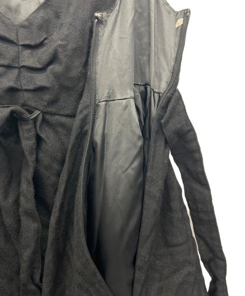 BURBERRY BLUE LABEL（バーバリー ブルー レーベル）BURBERRY BLUE LABEL (バーバリー ブルー レーベル) ノースリーブワンピース ブラック サイズ:38の古着・服飾アイテム