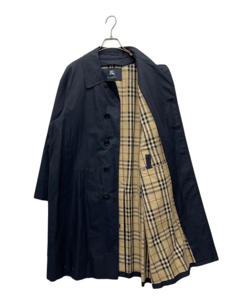 BURBERRY LONDON（バーバリーロンドン）BURBERRY LONDON (バーバリーロンドン) ステンカラーコート ネイビー サイズ:不明の古着・服飾アイテム