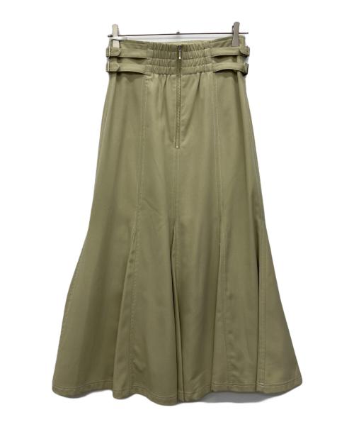 And Couture（アンドクチュール）And Couture (アンドクチュール) ロングスカート 黄緑 サイズ:Mの古着・服飾アイテム