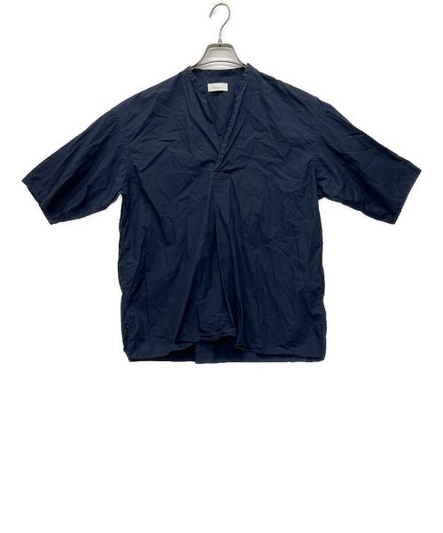 Phlannel（フランネル）Phlannel (フランネル) 半袖シャツ ネイビー サイズ:２の古着・服飾アイテム