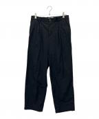 STEVEN ALANスティーブンアラン）の古着「R/N/RA SUPER BAGGY TAPERED PANTS」｜ブラック