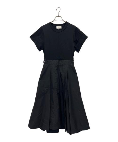 3.1 phillip lim（スリーワンフィリップリム）3.1 phillip lim (スリーワンフィリップリム) 半袖ワンピース ブラック サイズ:2の古着・服飾アイテム