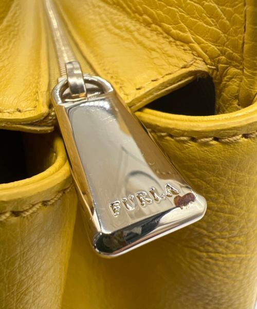 FURLA（フルラ）FURLA (フルラ) カレッジトートバッグ イエローの古着・服飾アイテム