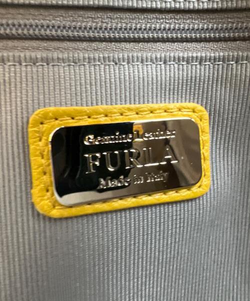 FURLA（フルラ）FURLA (フルラ) カレッジトートバッグ イエローの古着・服飾アイテム