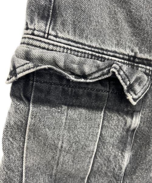 ZARA（ザラ）ZARA (ザラ) デニムカーゴパンツ ブラック サイズ:44の古着・服飾アイテム