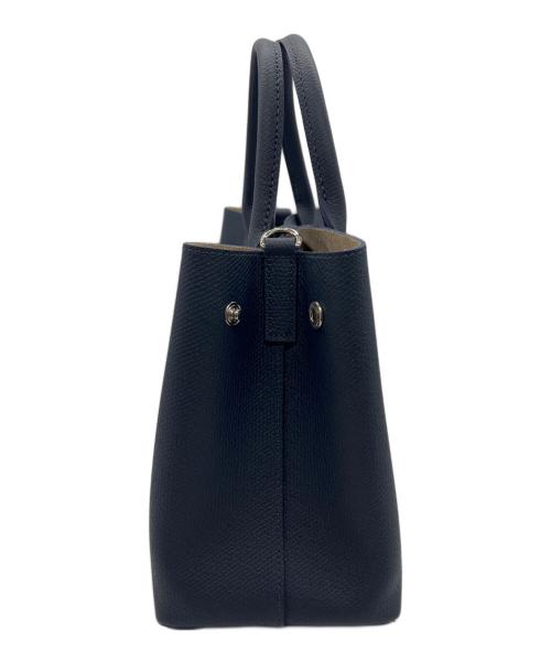 LONGCHAMP（ロンシャン）LONGCHAMP (ロンシャン) トップハンドル ロゾ Mサイズ ネイビーの古着・服飾アイテム