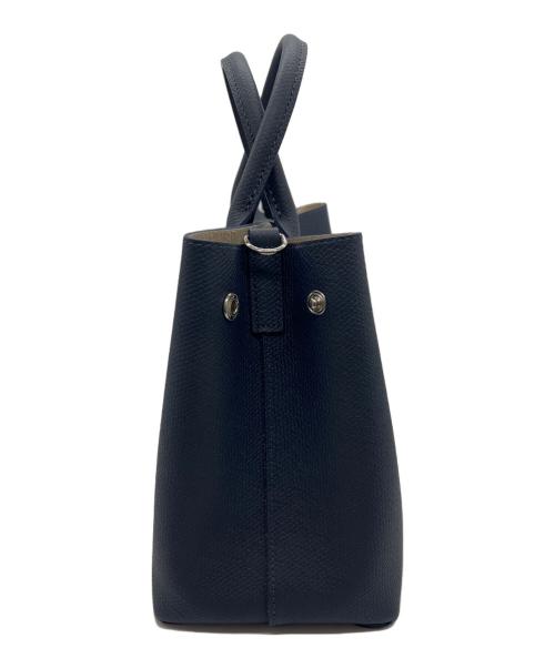 LONGCHAMP（ロンシャン）LONGCHAMP (ロンシャン) トップハンドル ロゾ Mサイズ ネイビーの古着・服飾アイテム