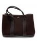 HERMES (エルメス) ガーデンパーティTPM　トワルオフィシエ ブラウン：180000円