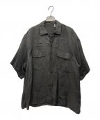 KAPTAIN SUNSHINEキャプテンサンシャイン）の古着「Open Collared SS Shirt」｜グレー