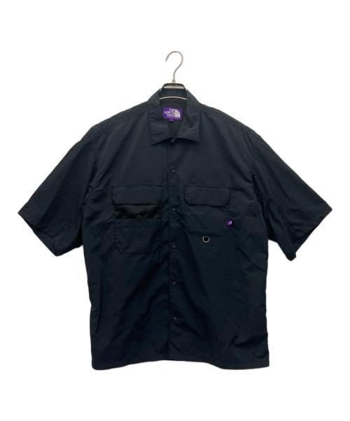 THE NORTHFACE PURPLELABEL（ザ・ノースフェイス パープルレーベル）THE NORTHFACE PURPLELABEL (ザ・ノースフェイス パープルレーベル) FIELD H/S SHIRT ネイビー サイズ:Lの古着・服飾アイテム