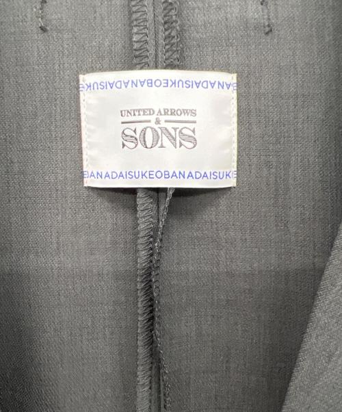 UNITED ARROWS & SONS by DAISUKE OBANA（ユナイテッドアローズ＆サンズ バイ ダイスケ オバナ）UNITED ARROWS & SONS by DAISUKE OBANA (ユナイテッドアローズ＆サンズ バイ ダイスケ オバナ) H/T D/SL JACKET グレー サイズ:Lの古着・服飾アイテム