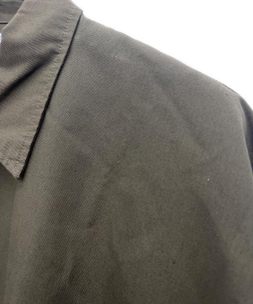 ARMY TWILL（アーミーツイル）ARMY TWILL (アーミーツイル) Cotton/Polyester Plain Big Shirt オリーブ サイズ:Lの古着・服飾アイテム